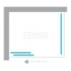 NEW TRENDY Kabina prysznicowa Smart, drzwi przesuwne 140x110x200 EXK-4043